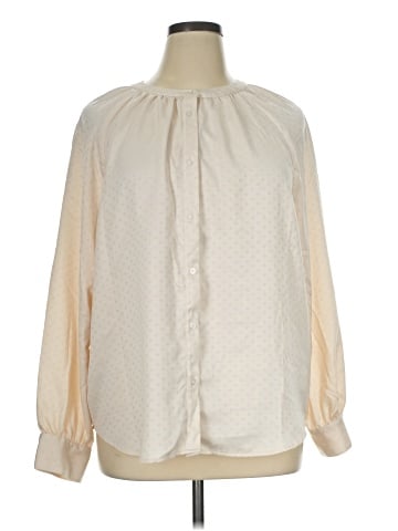 Ann Taylor LOFT Outlet Long Sleeve Blouse (view 1)