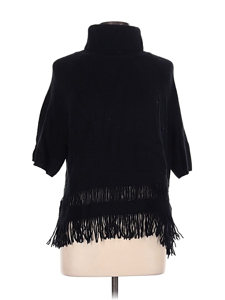 Pre-owned 360cashmere Poncho In Black