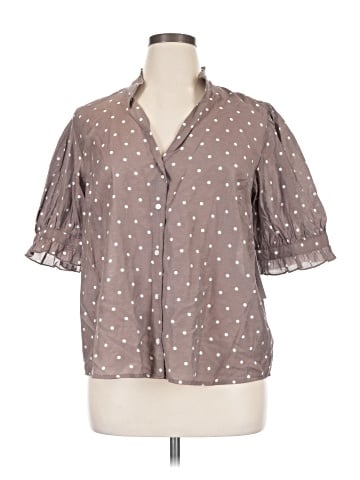 Liz Claiborne Short Sleeve Blouse (view 1)