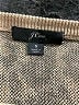 J.Crew 100% Wool Animal Print Brown Wool Pullover Sweater Size S - photo 7