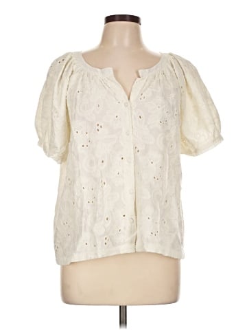 Calypso St. Barth Short Sleeve Blouse (view 1)
