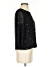 Talbots 100% Polyester Black 3/4 Sleeve Blouse Size S (petite) - photo 4