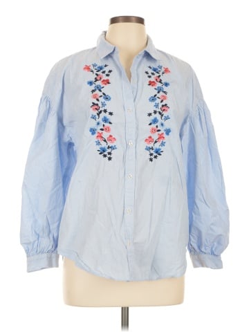 Tommy Hilfiger 3/4 Sleeve Button-Down Shirt (view 1)