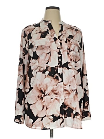 Calvin Klein Long Sleeve Blouse (view 1)