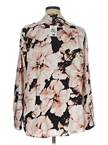 Calvin Klein Long Sleeve Blouse (view 2)