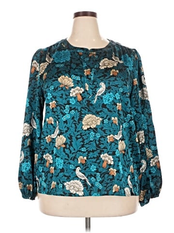 Ann Taylor Long Sleeve Blouse (view 1)