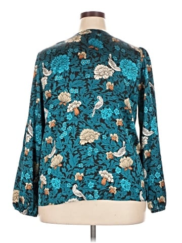 Ann Taylor Long Sleeve Blouse (view 2)