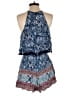 Xhilaration 100% Cotton Paisley Blue Romper Size M - photo 2