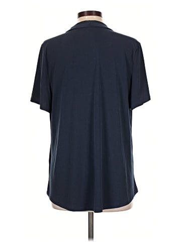 JM Collection Short Sleeve Blouse (view 2)