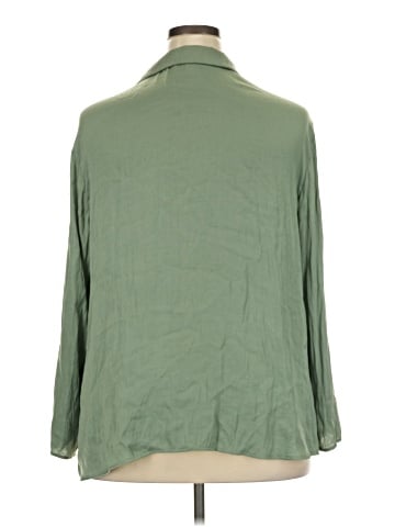 RACHEL Rachel Roy 3/4 Sleeve Button-Down Shirt (view 2)