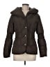 Max Studio 100% Polyester Solid Brown Jacket Size M - photo 1