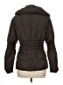 Max Studio 100% Polyester Solid Brown Jacket Size M - photo 2