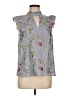 BCBGeneration 100% Polyester Gray Sleeveless Blouse Size M - photo 1
