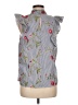 BCBGeneration 100% Polyester Gray Sleeveless Blouse Size M - photo 2