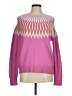 Ann Taylor LOFT Chevron-herringbone Pink Pullover Sweater Size M - photo 1