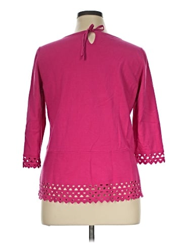 Talbots 3/4 Sleeve Top (view 2)