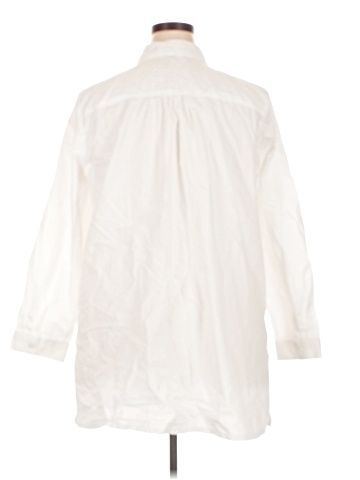 Roaman's 3/4 Sleeve Button-Down Shirt (view 2)