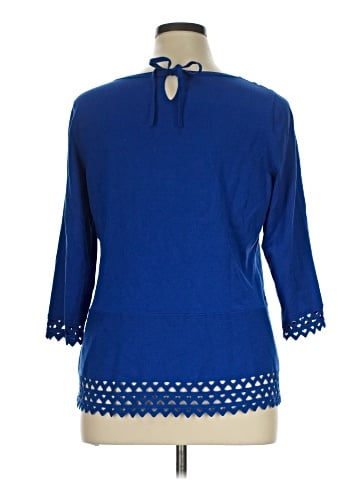 Talbots 3/4 Sleeve Top (view 2)
