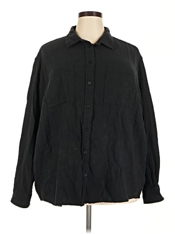 Gap Long Sleeve Button-Down Shirt (view 1)