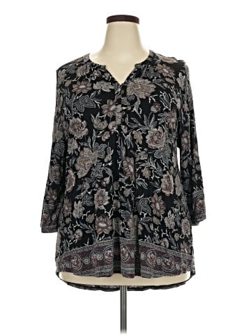 Lucky Brand 3/4 Sleeve Blouse (view 1)