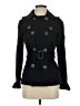 Zara Basic Black Coat Size S - photo 1