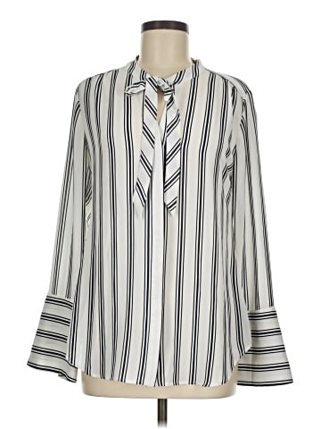 White House Black Market Long Sleeve Blouse (view 1)