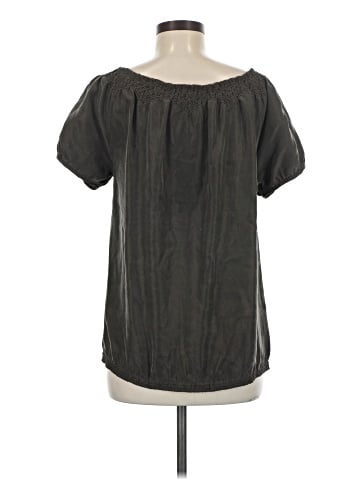 Sundance Short Sleeve Silk Top (view 2)