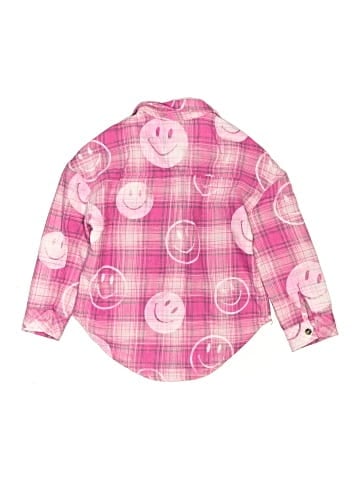 Justice Long Sleeve Button-Down Shirt (view 2)