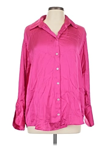 Zara Long Sleeve Button-Down Shirt (view 1)