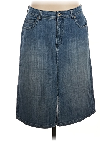Chico's Denim Skirt (view 1)