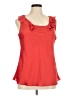 Willi Smith 100% Polyester Red Sleeveless Blouse Size XL - photo 1