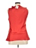 Willi Smith 100% Polyester Red Sleeveless Blouse Size XL - photo 2