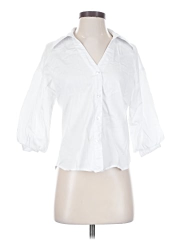 Boston Proper 3/4 Sleeve Button-Down Shirt (view 1)