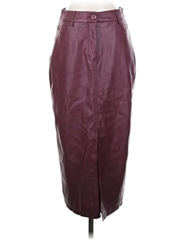 T Tahari Faux Leather Skirt (view 1)