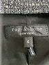 Rag & Bone 100% Polyester Chevron-herringbone Gray Blazer Size 4 - photo 6