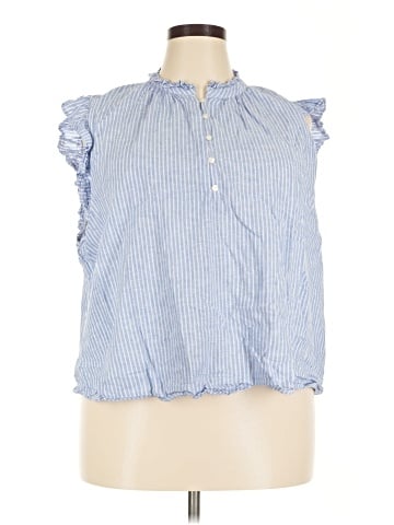 H&M Sleeveless Button-Down Shirt (view 1)