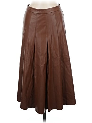 Ann Taylor Faux Leather Skirt (view 1)