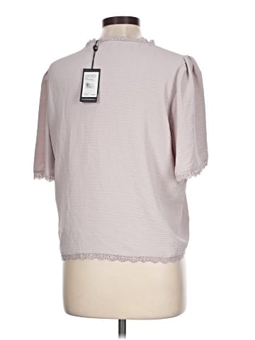 Adrianna Papell Short Sleeve Blouse (view 2)
