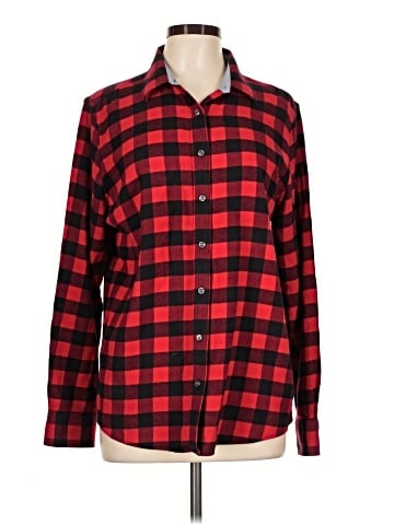 Lands' End Long Sleeve Button-Down Shirt (view 1)