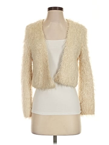 Knitted & Knotted Faux Fur Jacket (view 1)