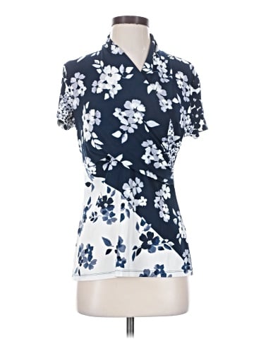 DKNY Short Sleeve Blouse (view 1)