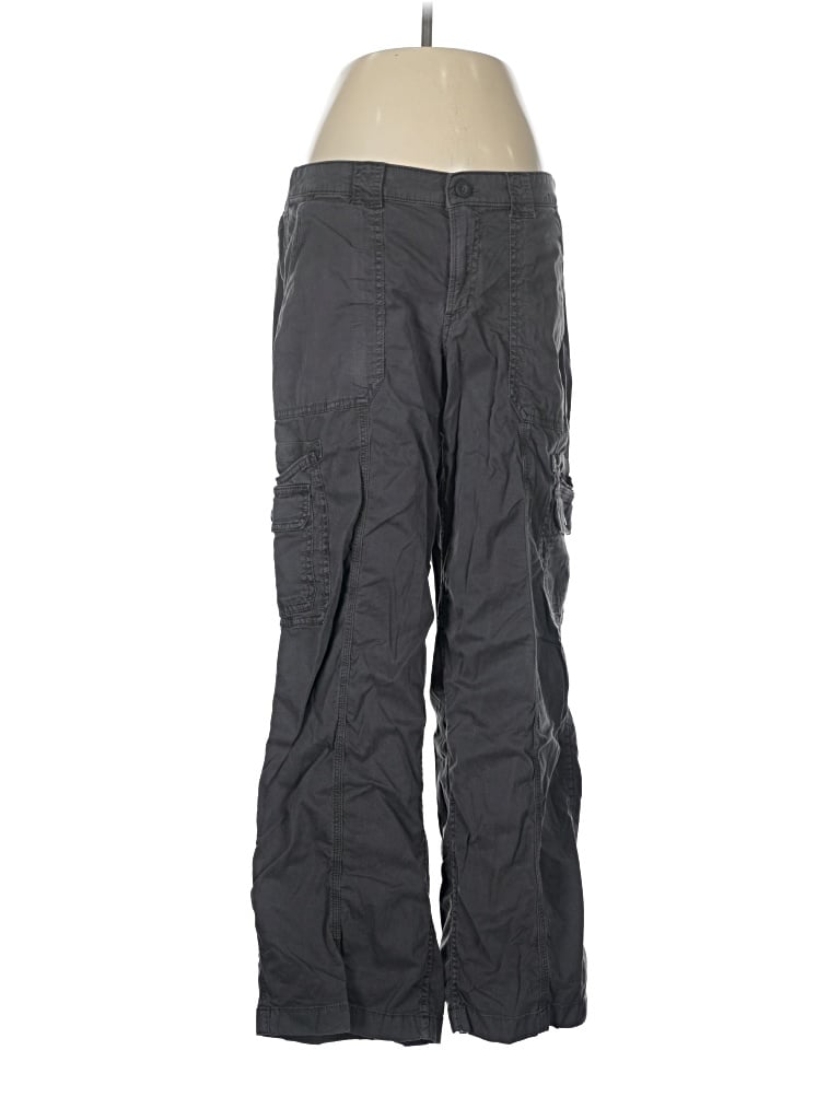 Pre-owned Hollister Cargo Pants In Gray