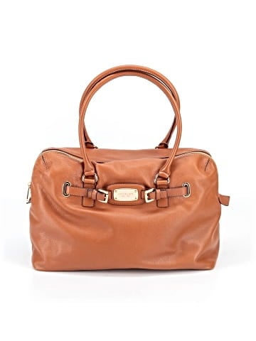 MICHAEL Michael Kors Leather Satchel (view 1)