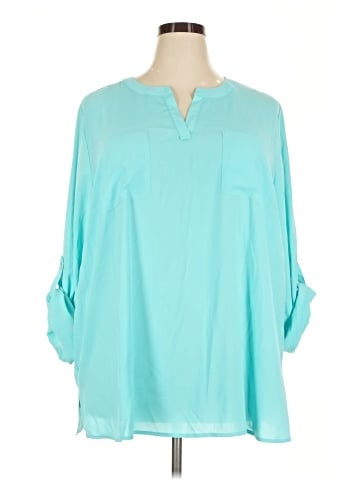 Susan Graver 3/4 Sleeve T-Shirt (view 1)