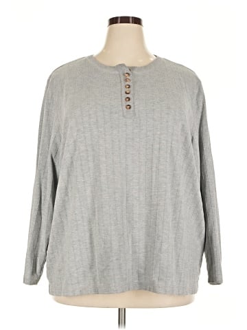 Fashion Bug Long Sleeve Henley (view 1)