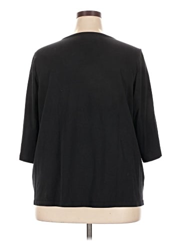 SUPREMA Essentials by Catherines 3/4 Sleeve T-Shirt (view 2)