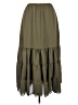 Assorted Brands 100% Polyester Solid Green Casual Skirt Size 1X - photo 1