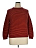 L.K. Bennett Stripes Red Pullover Sweater Size XL - photo 1