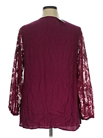Lane Bryant 3/4 Sleeve T-Shirt (view 2)