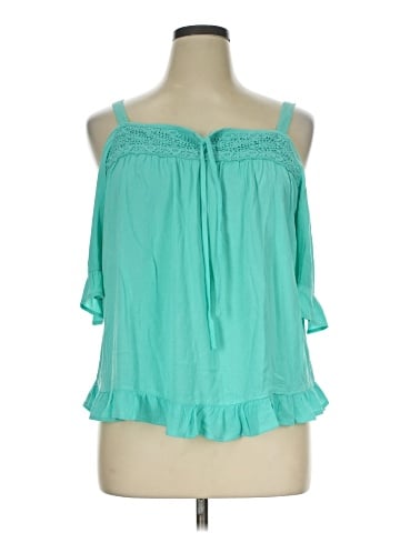Eyeshadow Short Sleeve Blouse (view 1)
